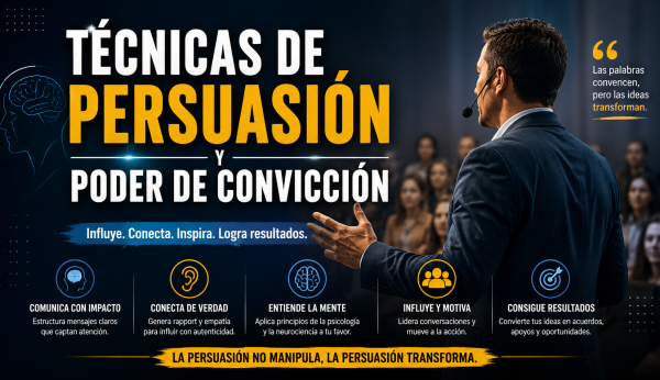 Pablo Cunsolo Persuasión TÉCNICAS DE PERSUASIÓN Y PODER DE CONVICCIÓN (Curso online a tu ritmo)