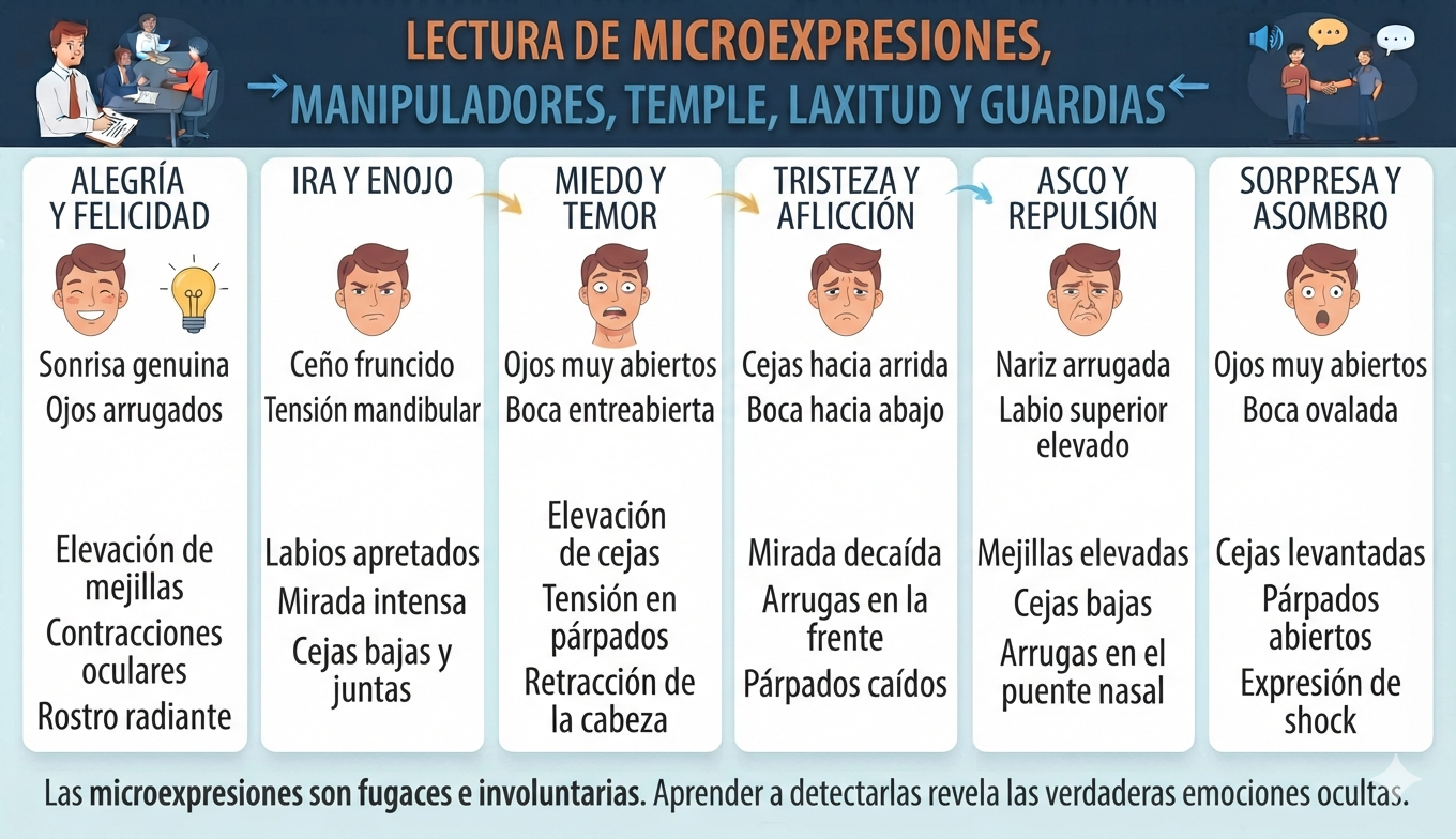 LECTURA DE MICROEXPRESIONES (Curso virtual grabado)