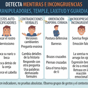 DETECTA MENTIRAS E INCONGRUENCIAS (Curso virtual grabado)