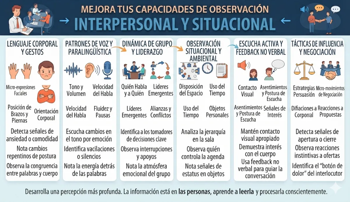 Aumenta tu agudeza sensorial, observación y escucha
